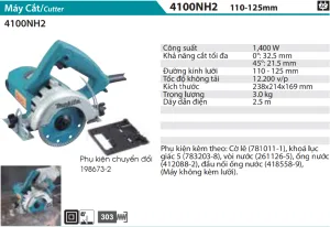 M9509B MÁY MÀI GÓC(100MM/850W/CÔNG TẮC TRƯỢT)