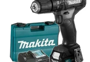 Máy khoan búa, vặn vít dùng pin Makita HP333DWYB (12V) (bản giới hạn – màu đen) (Sạc (DC10WD))