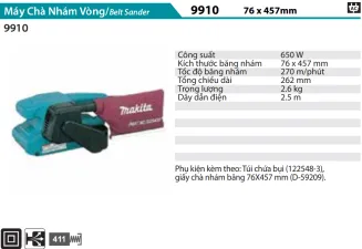M9503B MÁY MÀI GÓC(125MM/570W/CÔNG TẮC TRƯỢT)
